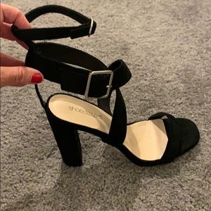 Strappy chunky heels